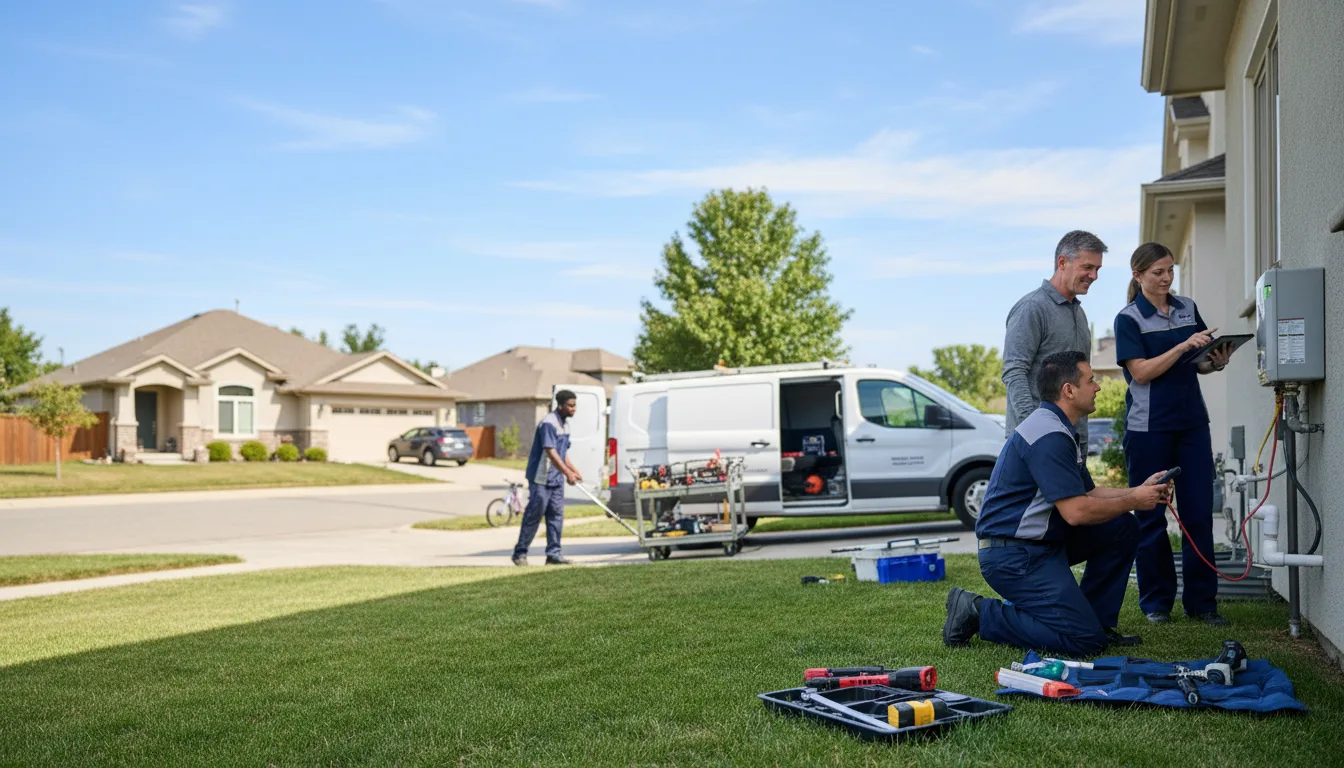 Tankless water heater service in Snook, TX